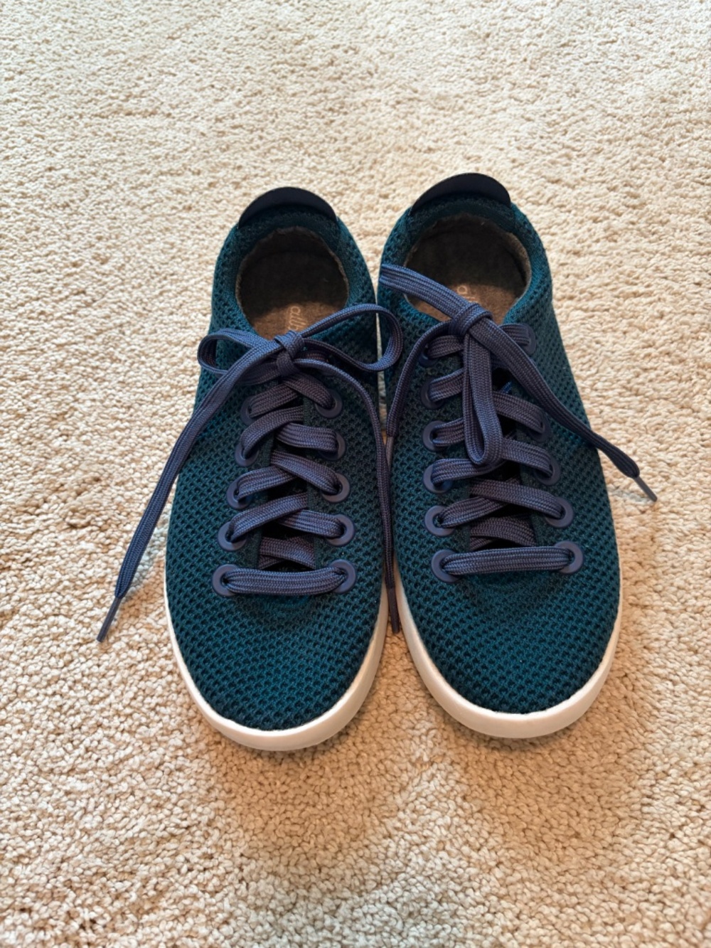 AllBirds Womens Teal Tree Pipers Summer Sneaker Sz 7